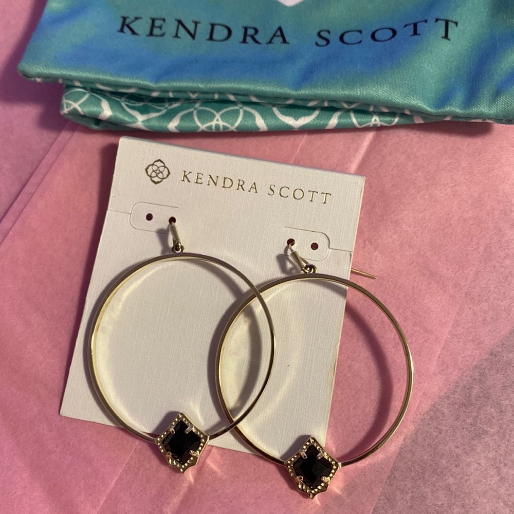 Kendra Scott Gold Hoops Earrings